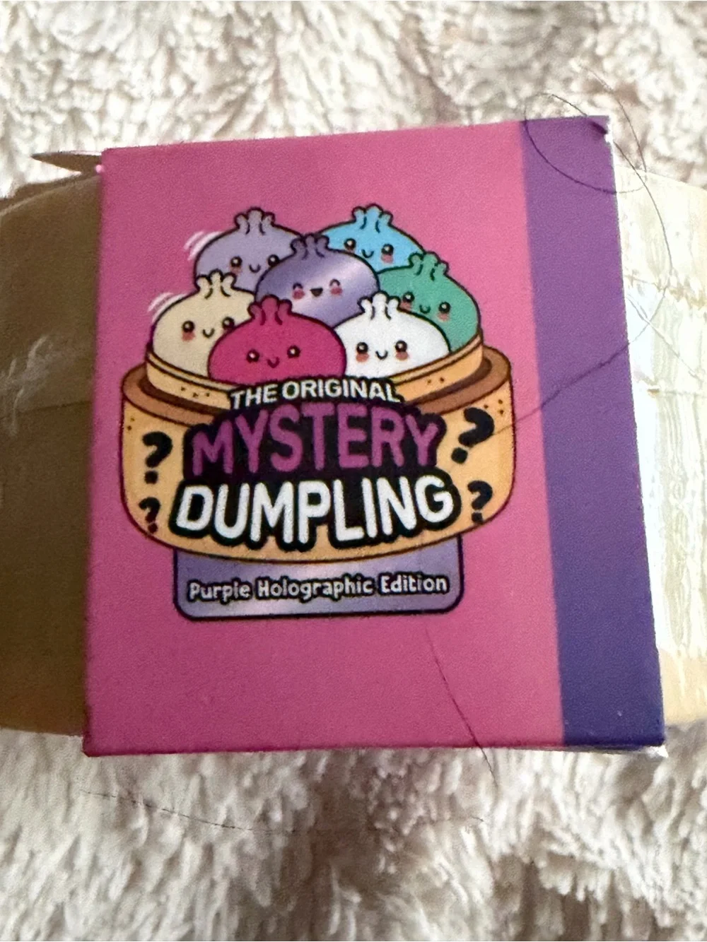 The Original Mystery Dumpling Purple Holographic Edition Plush Toy